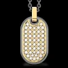 Collana Zancan in Titanio, Oro 18kt e Diamanti | Lusso Made in Italy