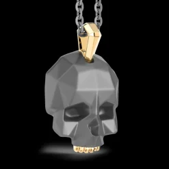 Collana Zancan in Titanio e Oro 18kt | Lusso Made in Italy