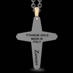 Collana Zancan in Titanio e Oro 18kt | Lusso Made in Italy