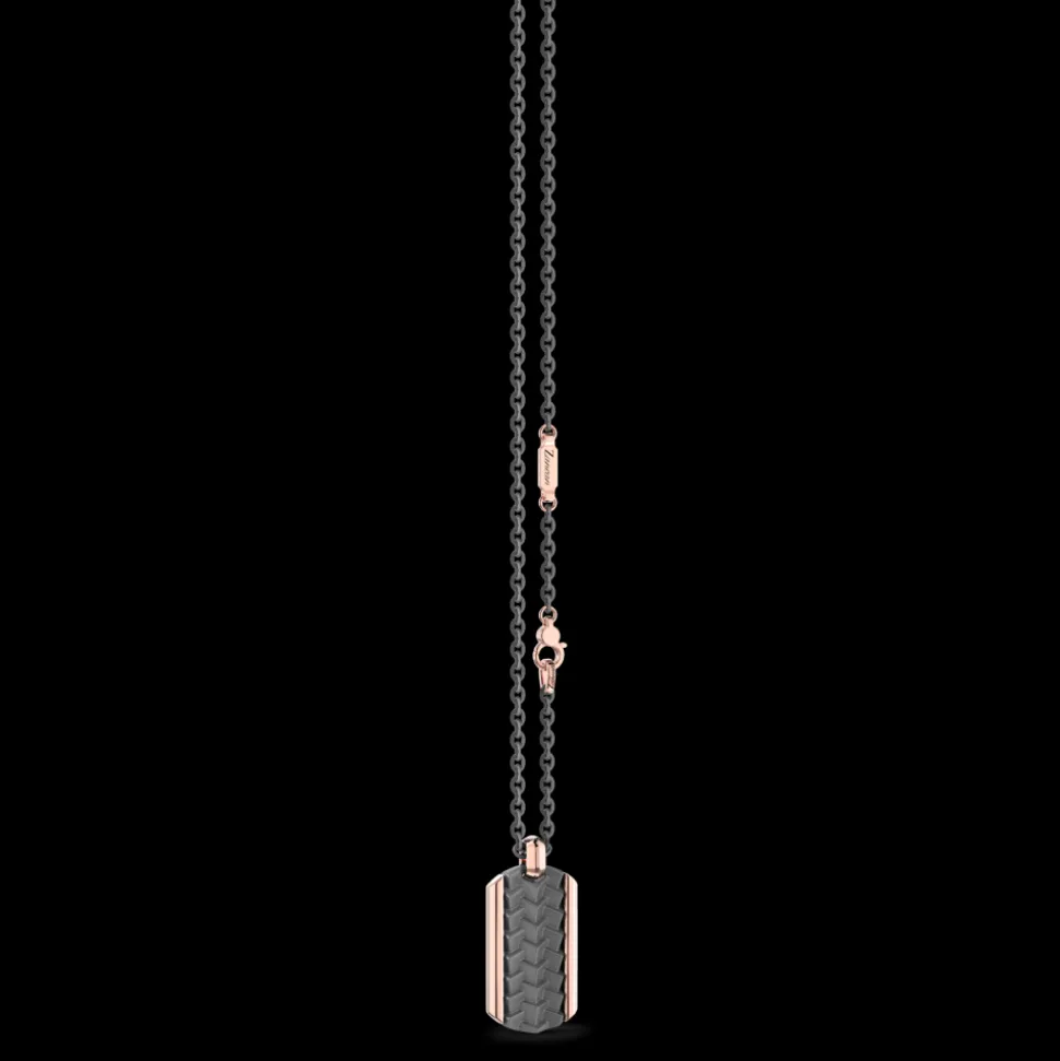 Collana Zancan in Titanio e Oro 18kt | Lusso Made in Italy