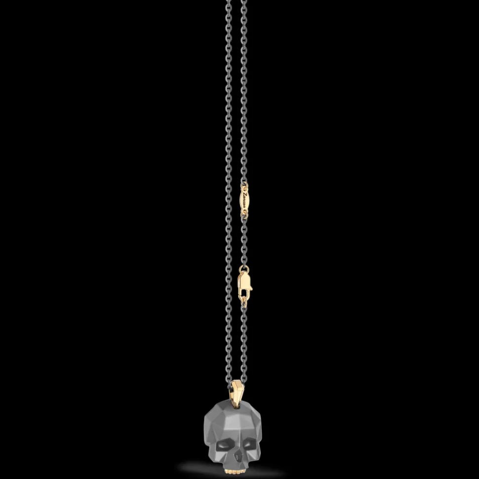 Collana Zancan in Titanio e Oro 18kt | Lusso Made in Italy