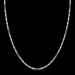 Collana Zancan solo maglia in argento con dettagli in ceramica