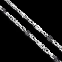 Collana Zancan solo maglia in argento e ceramica.