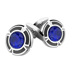 Gemelli in argento con Lapis.