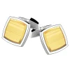 Gemelli Zancan in argento e oro 18k.
