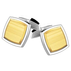 Gemelli Zancan in argento e oro 18k.