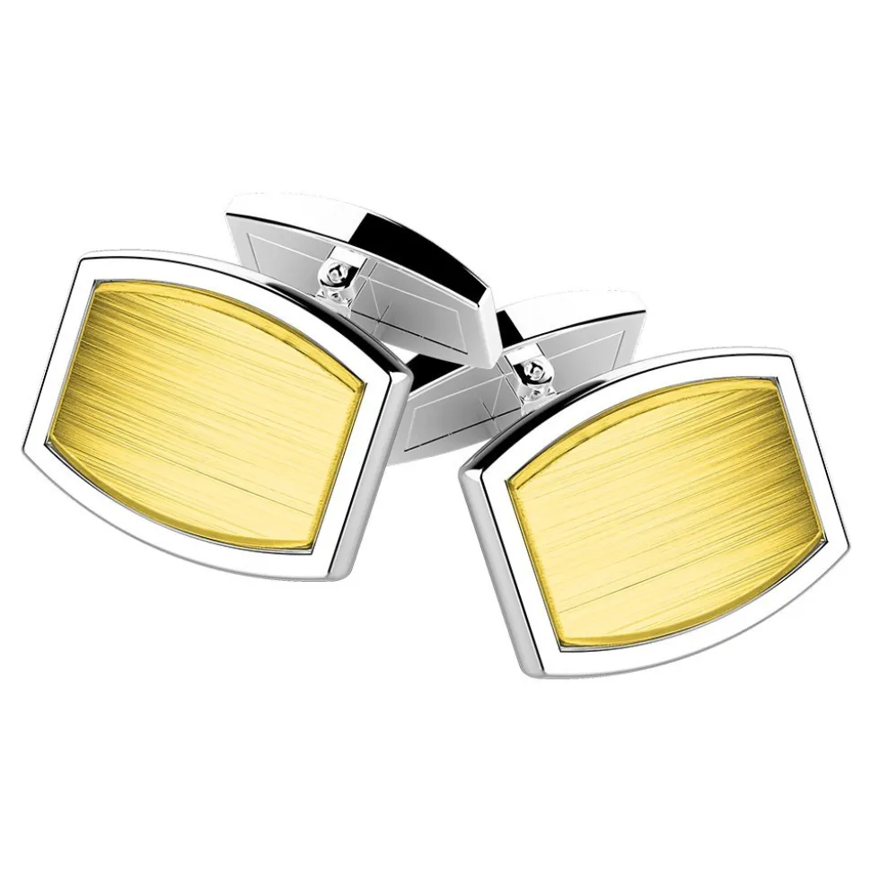 Gemelli Zancan in argento e oro 18k.