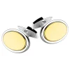 Gemelli Zancan in argento e oro 18k.