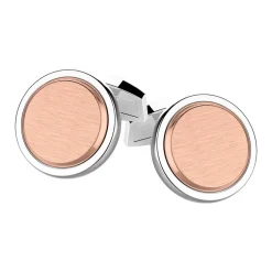 Gemelli Zancan in argento e oro 18k.