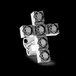 Orecchino Zancan in argento.