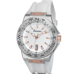 Orologio solo tempo Zancan in acciaio con datario e cinturino in silicone.