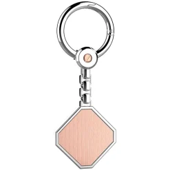 Portachiavi Zancan in argento e oro rosa 18k.
