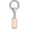 Portachiavi Zancan in argento e oro rosa 18k.