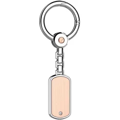 Portachiavi Zancan in argento e oro rosa 18k.