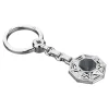 Portachiavi Zancan in argento con madreperla-